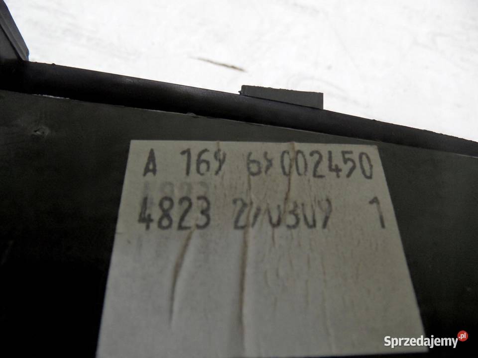 MERCEDES W169 LIFT 09r tunel kanał środkowy