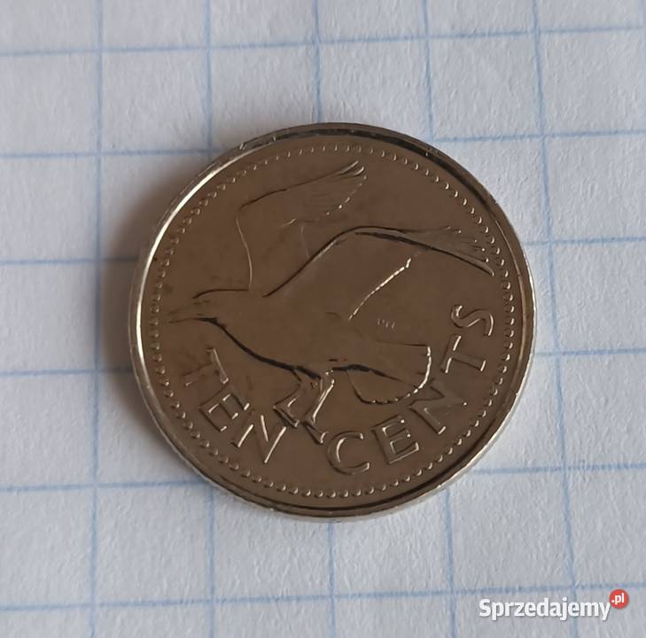 10 CENTÓW TEN CENTS 2004 BARBADOS lubelskie Piszczac