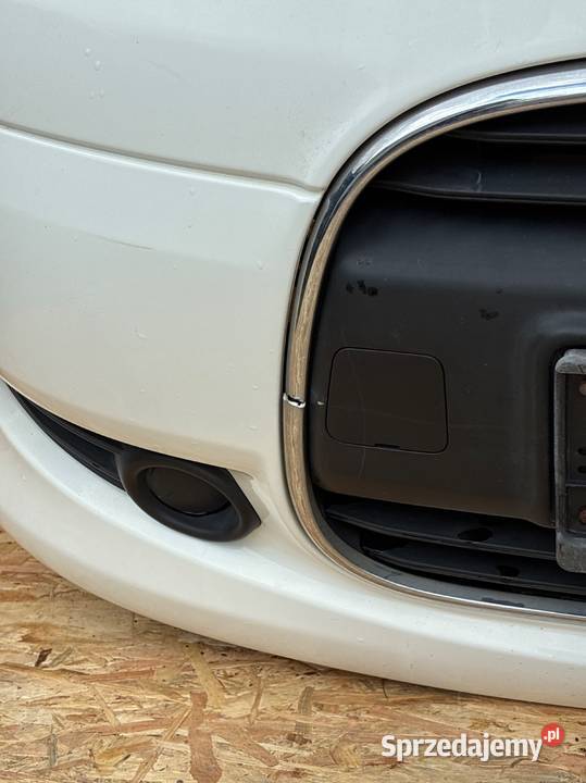 Citroen C1 Biały ZDERZAK PRZÓD PRZEDNI Słowikowo