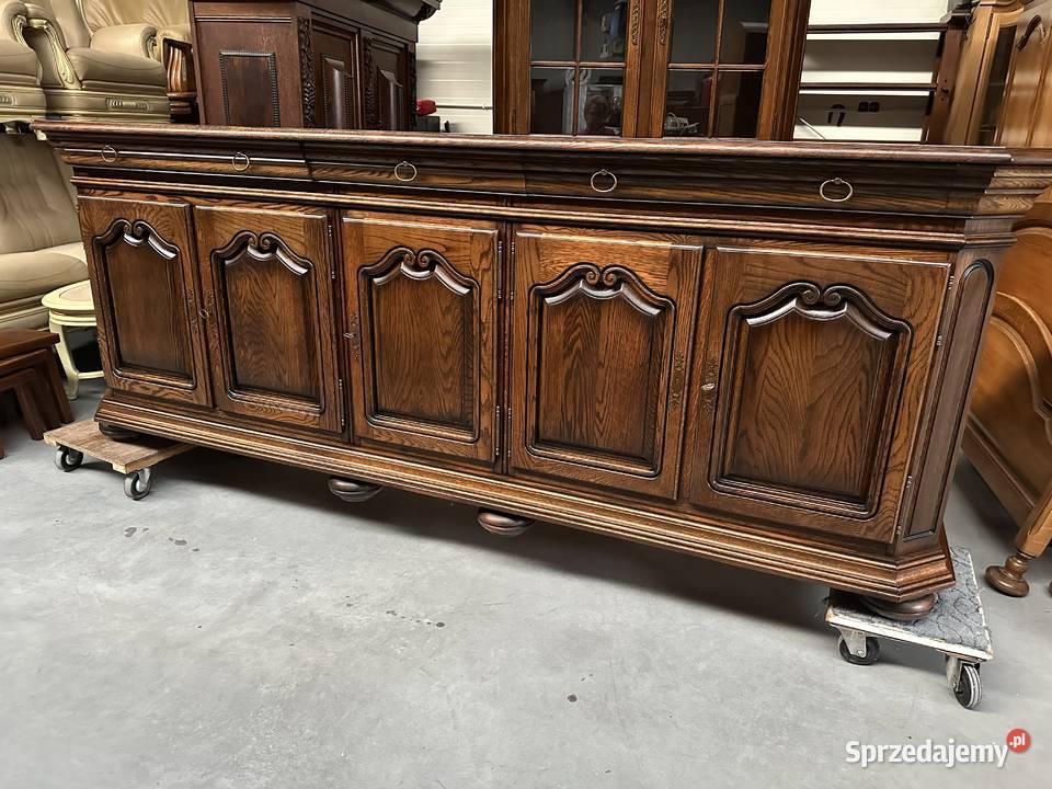 Masywna duża dębowa komoda 290 rozbieralna Sławoszewek