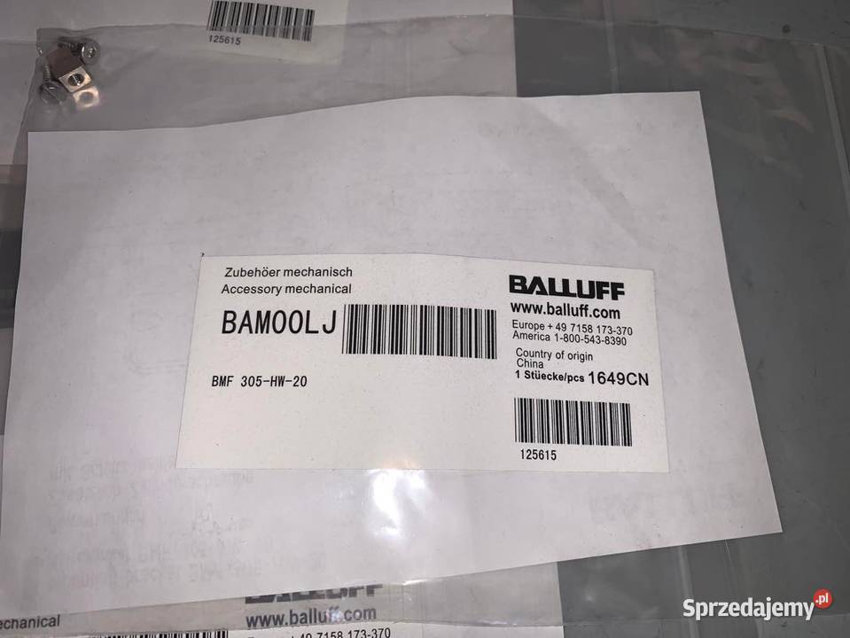 Balluff BMF 305HW20 Kątownik mocujący x9 Warszawa