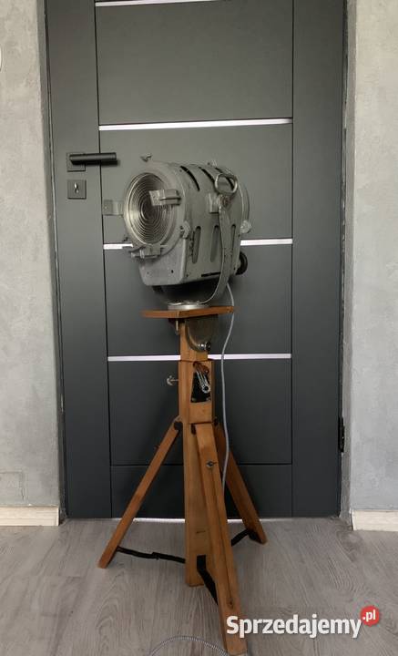 Lampa loft teatr film PRL lata 5060 Lampki biurkowe Poznań