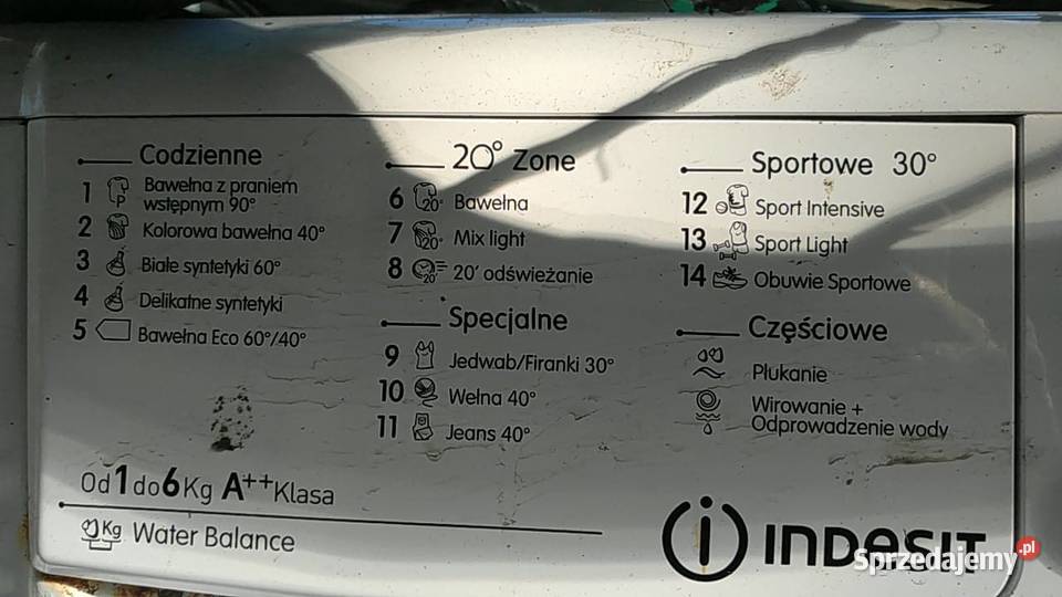 Indesit IWD 61052 do naprawy 80cm mazowieckie Radom