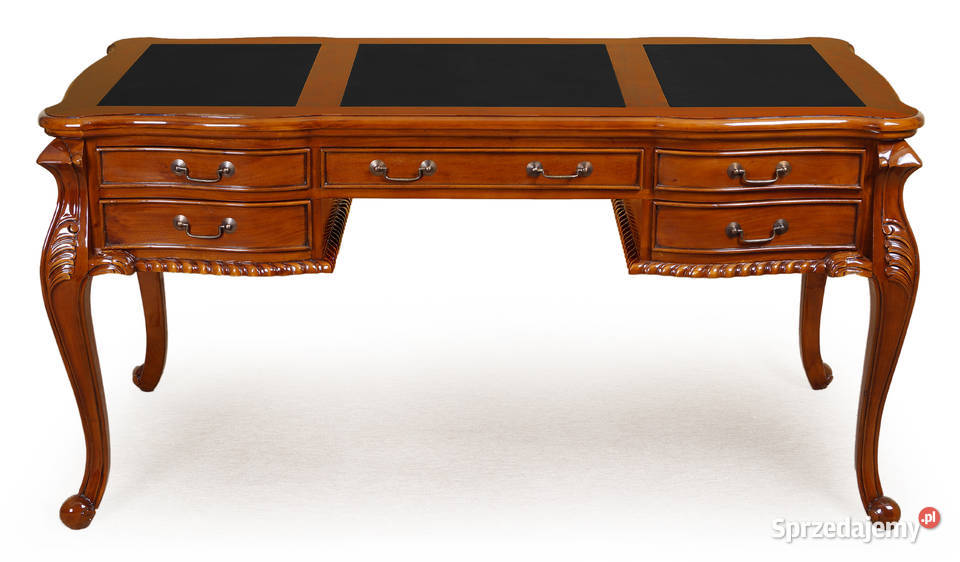 Nowe stylowe biurko Chippendale rzeźbione 160 Września