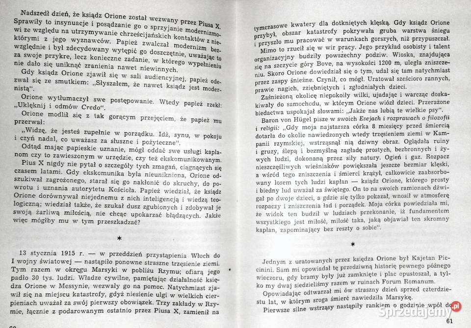 Rozbójnik Boży Historia księdza Orione Ojca miękka Pozostałe Chełm