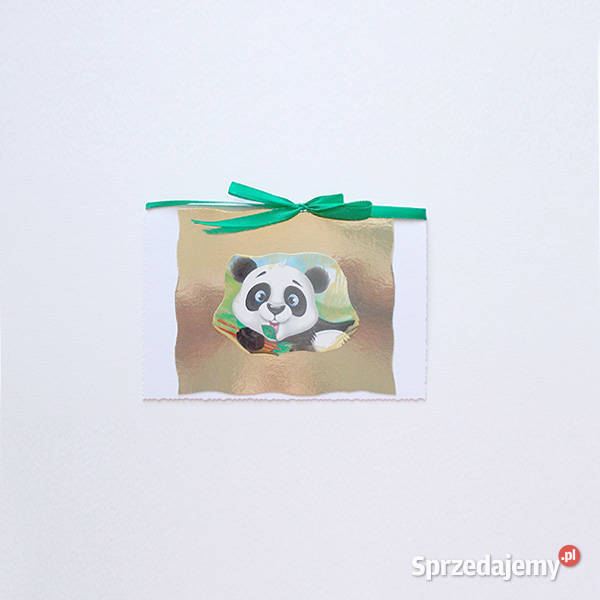 fajne kartki bajkowe panda kartka Dom i Ogród Elbląg sprzedam
