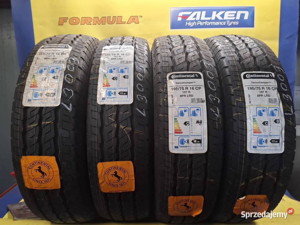 19575 16 CP 8PR LD NOWE Continental 0917 195 Samochodowe Obrzycko