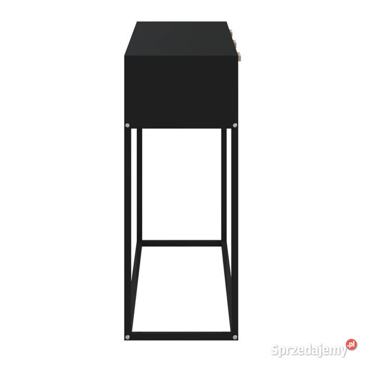 Stolik konsolowy czarny 105x30x75 WM352107 Warszawa sprzedam