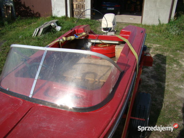 lodka motorowka delfin z przyczepo mazowieckie Ostrołęka