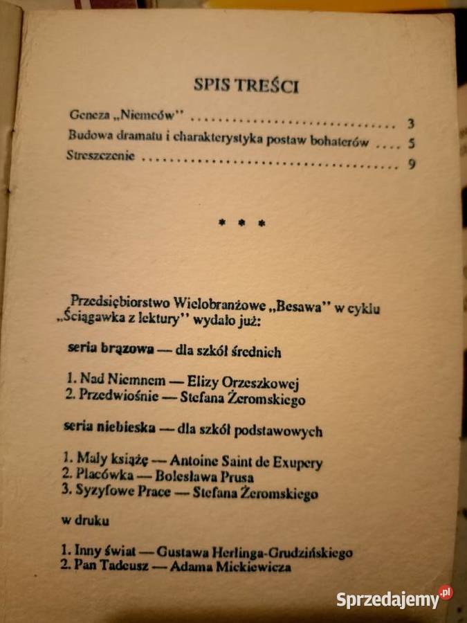 Niemcy Kruczkowskiego analizy literatury miękka Warszawa