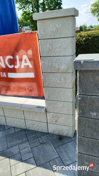 Pustak ogrodzeniowy ogrodzenie łupane bloczek Bloczki małopolskie sprzedam