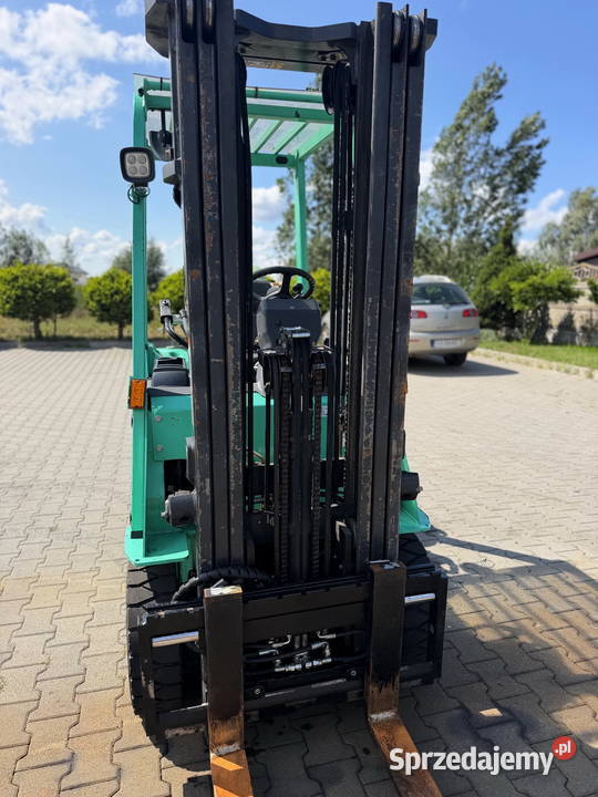 wózek widłowy MITSUBISHI FG18N 1800 Triplex 47m gaz łódzkie Działoszyn