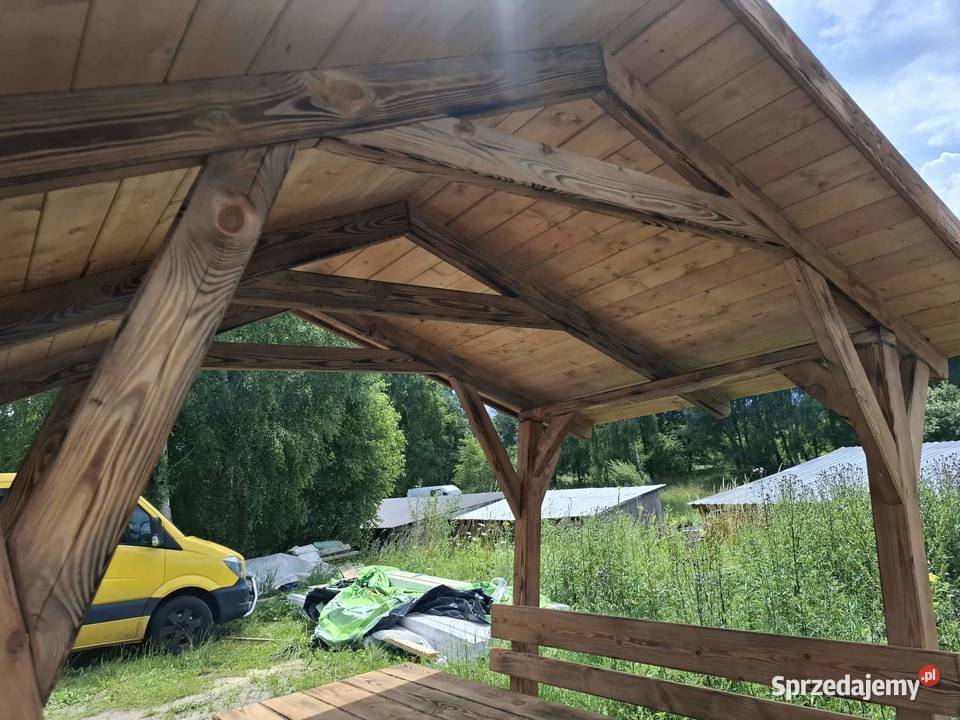 meble ogrodowe komplet z zadzaszeniem producent mazowieckie Piaseczno