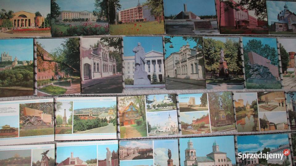 Smoleńsk pocztówki bez obiegu kartki pocztówki Łódź