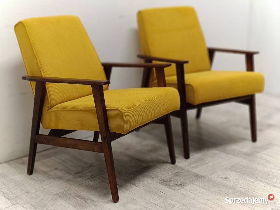 fotel fotele PRL lisek Chierowski Var Homma