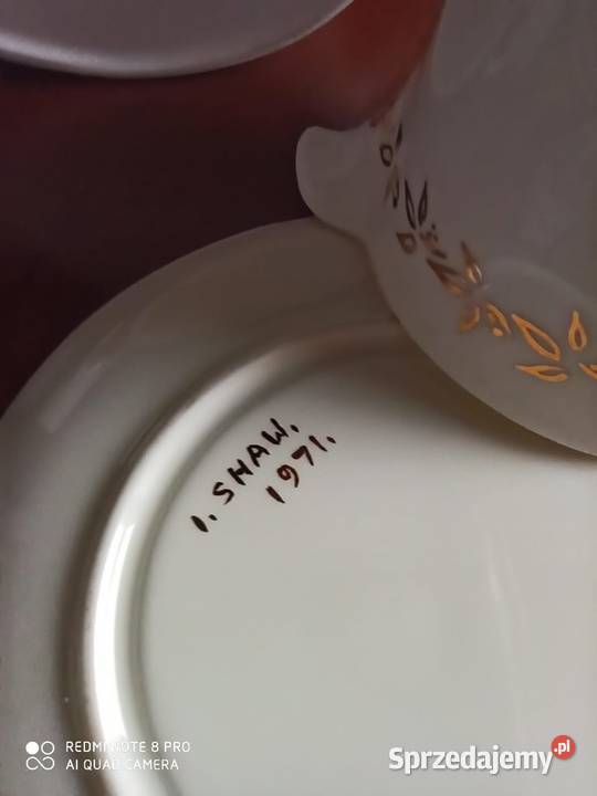 Serwis kawowy Dzbanek mlecznik i 5 Filiżanek Gdańsk sprzedam