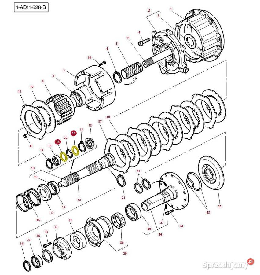 Wkładka teflonowa wałka sprzęgłowego Do ciągników Białystok