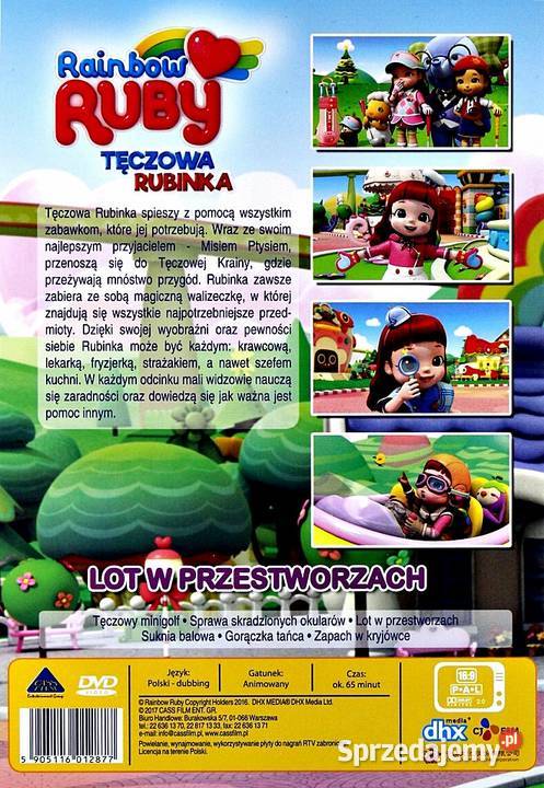 TĘCZOWA RUBINKA LOT W PRZESTWORZACH dubbing