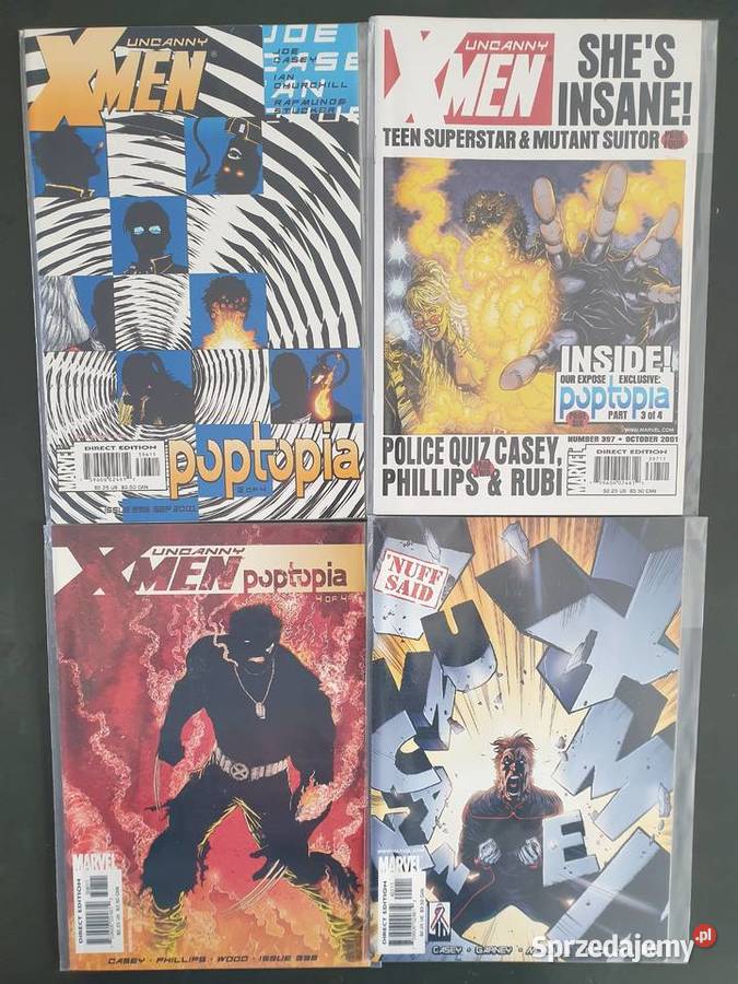 The Uncanny XMen zestaw 24 komiksów Marvel USA Amerykańskie Gdynia