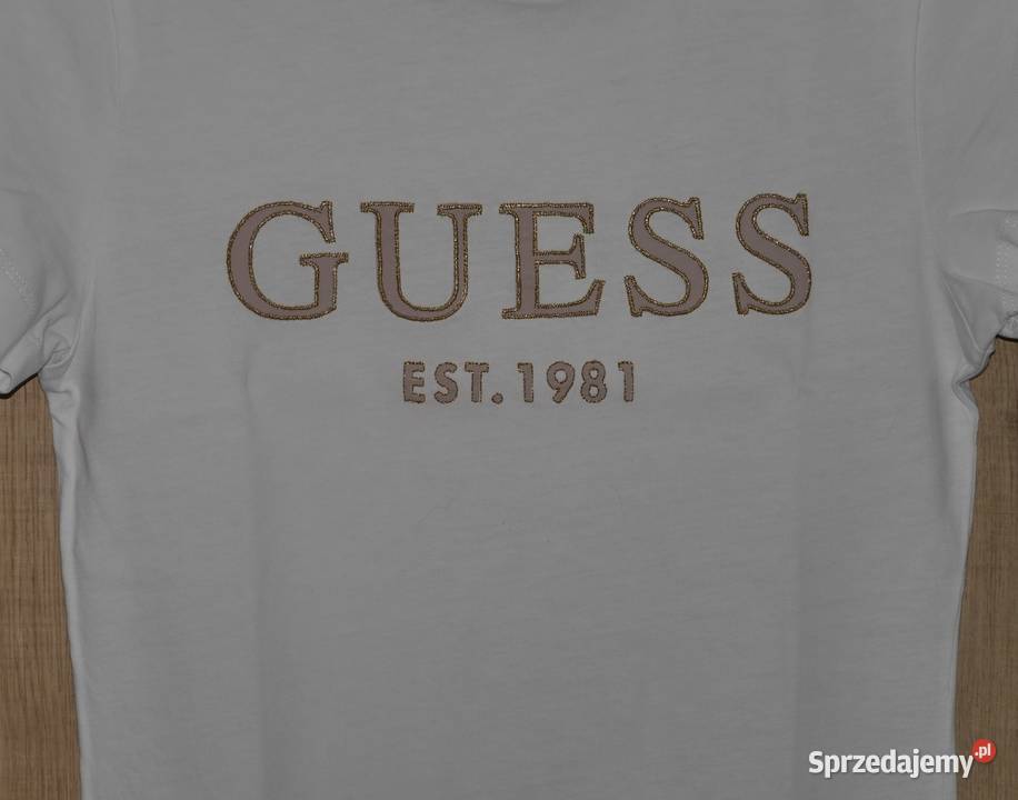Guess śliczna bluzeczka metaliczna nitka 34 XS