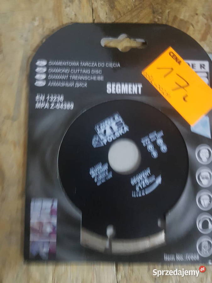 TARCZA DO BETONU DIAMENTOWA INTERVIS 125 SEGMENT Głogowa