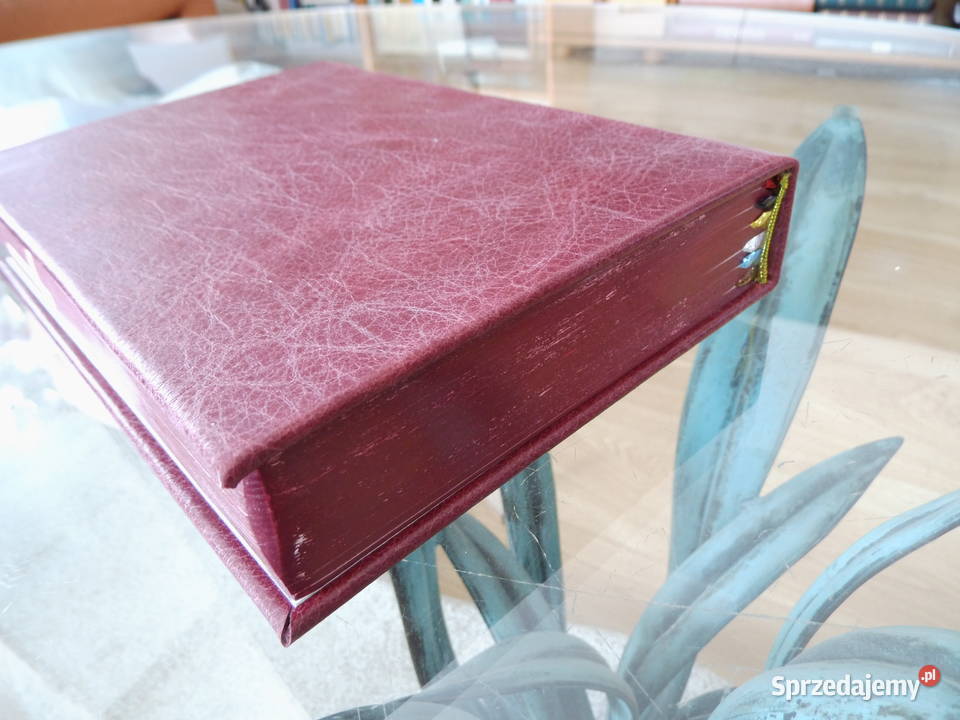 Biblia 2024 Oprawa ze skóry Czerwona Radzewice