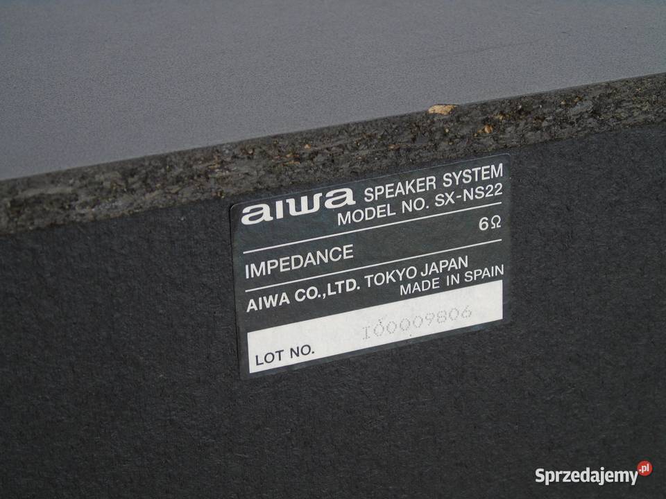 Japońska wieża Aiwa kolumny Radio CD AUX mocna Wieże i miniwieże Jasło