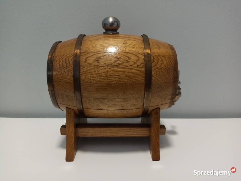 Beczka na alkohol drewno ZBUiAND kolekcjonerska Bielsko-Biała