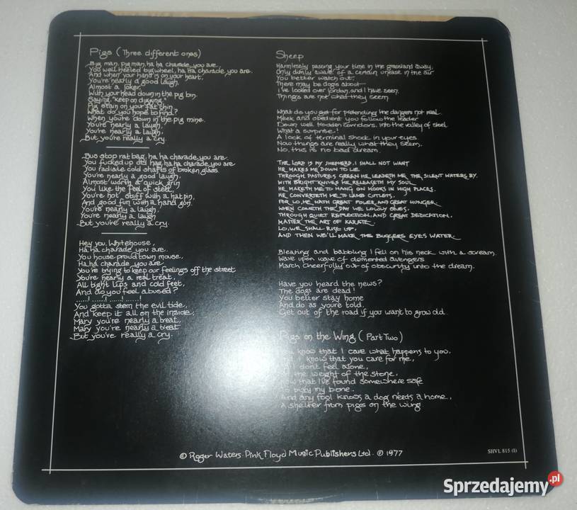 Pink Floyd Animals 1Print