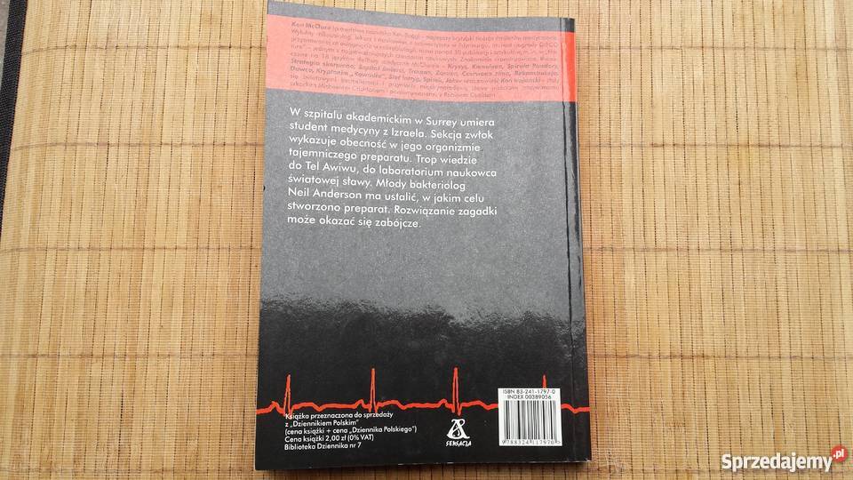 Książka Ken McClure Strategia skorpiona Rok wydania 2004 Pozostałe mazowieckie sprzedam