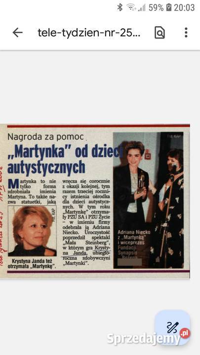 Statuetka z brązuMartynka Marzenna Olszewska lubelskie Janów Lubelski