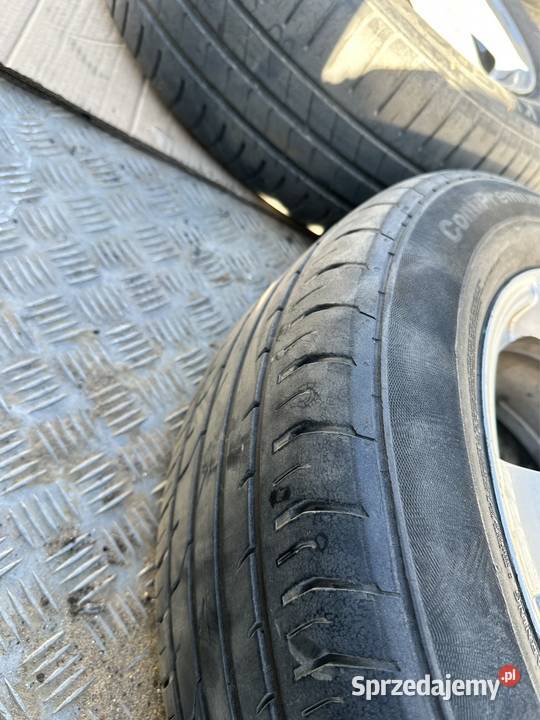 Alufelgi 5x1143 Chrysler Dodge z oponami letnimi Bydgoszcz sprzedam