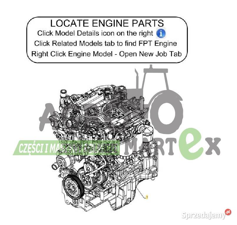 5802463460 5802463429 48121700 SILNIK KPL CNH