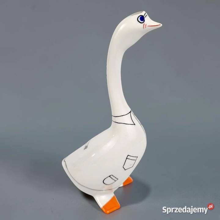 Look unikalna figurka gęś lekarka Hollohaza