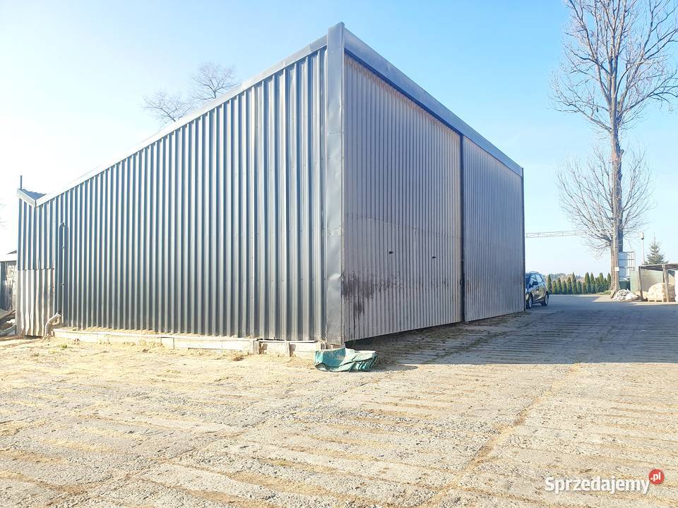 fabryka pelletu magazyny pełna infrastruktura Sugajno