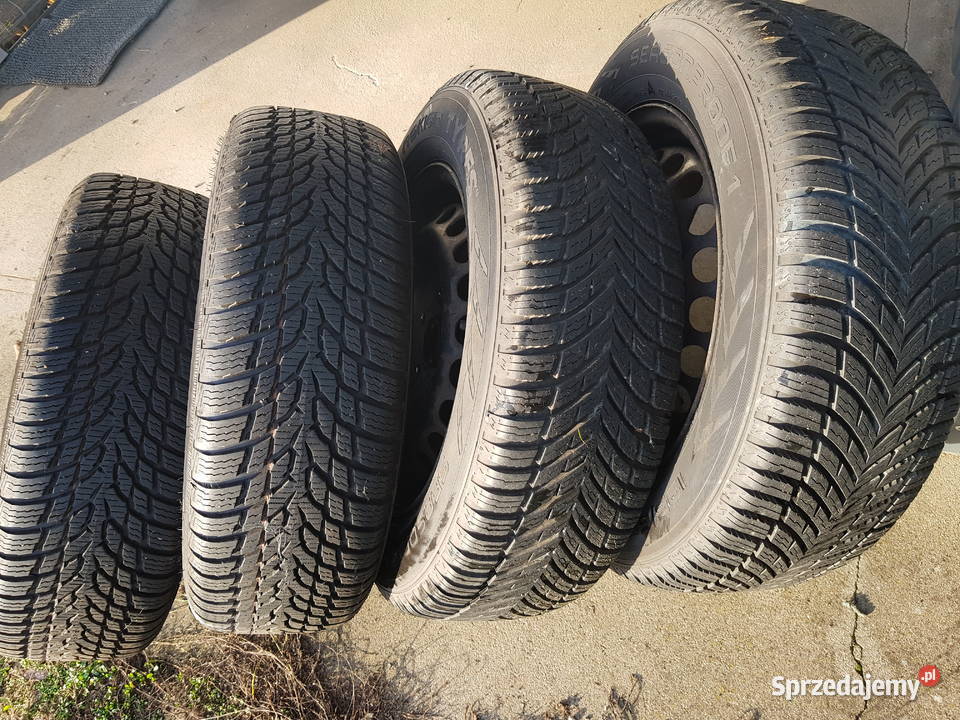 Sprzedam koła zimowe VW SKODA NOKIANY 15 podlaskie Jurowce