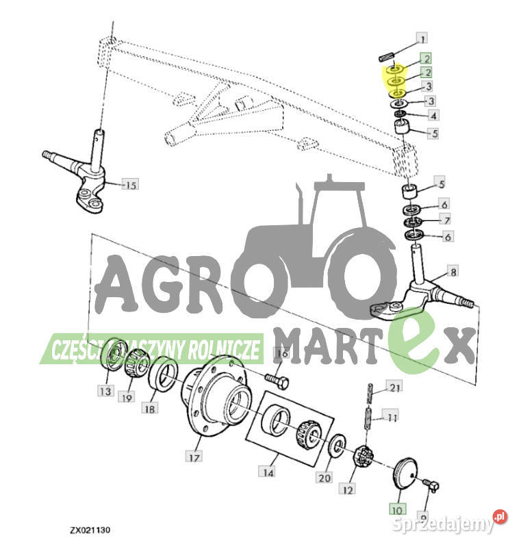 Z57113 PODKŁADKA JD Wichrów sprzedam