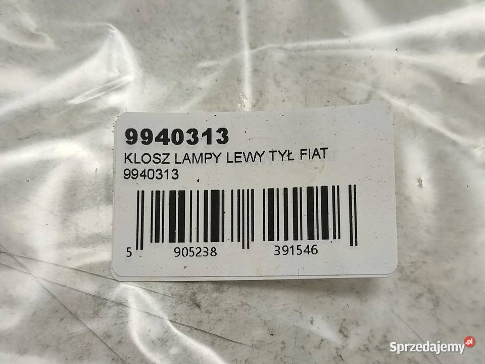 KLOSZ LAMPY LEWY TYŁ FIAT DUCATO 19942002 NOWY Pozostałe lubelskie
