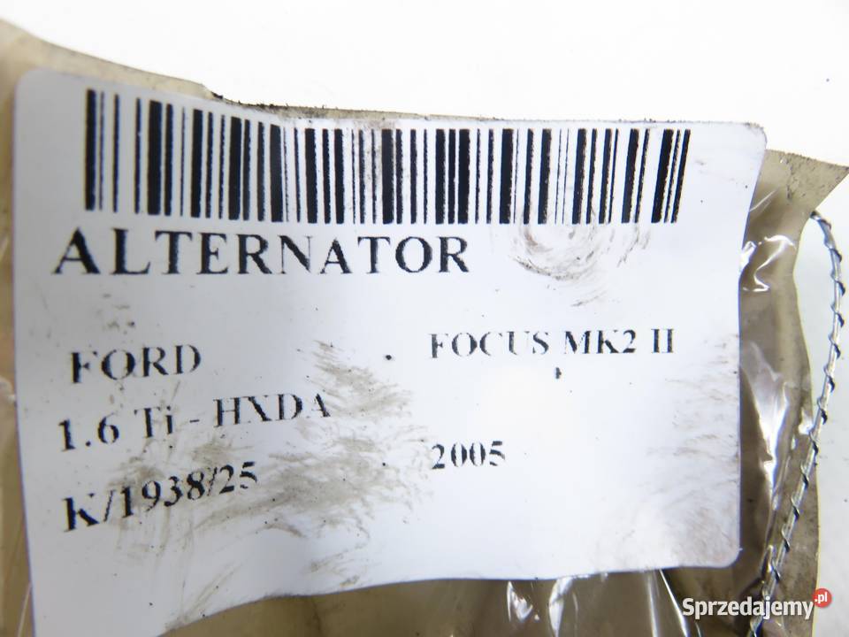 ALTERNATOR FORD FOCUS MK2 16 Ti A4089 małopolskie