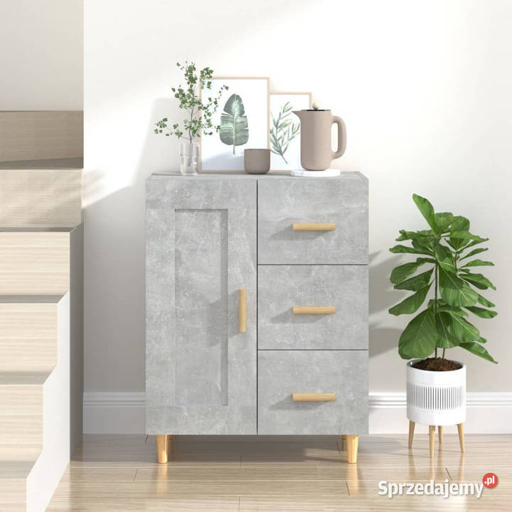 Szafka szarość betonu 695x34x90 materiał Warszawa