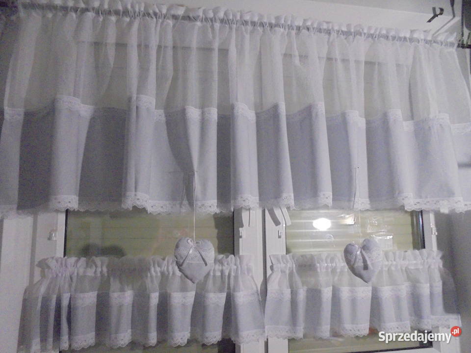 firanki zazdrostki lambrekiny szyjemy na wymiar Włocławek sprzedam