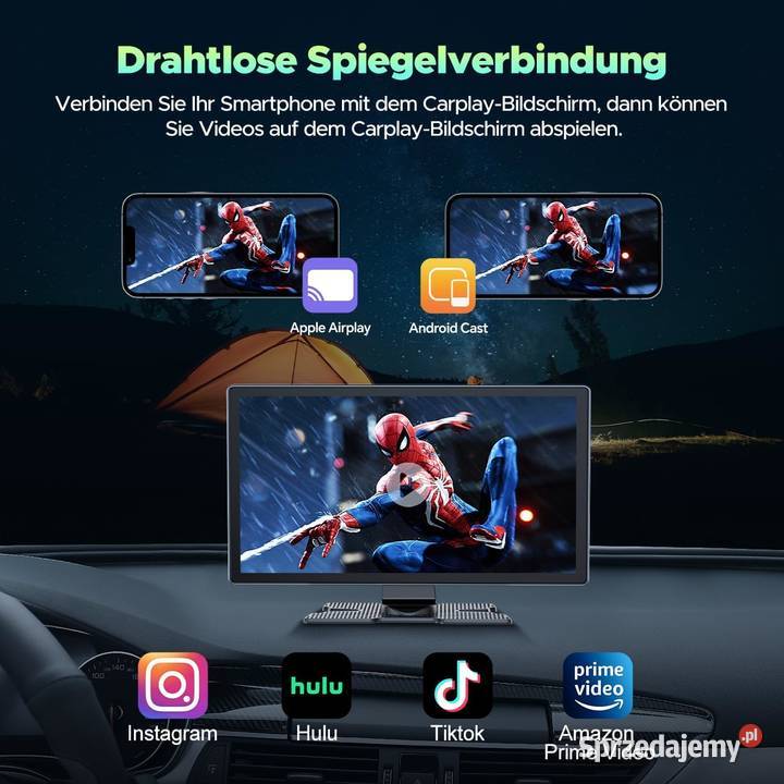 Lamto Bezprzewodowe radio samochodowe CarPlay z Rzeszów