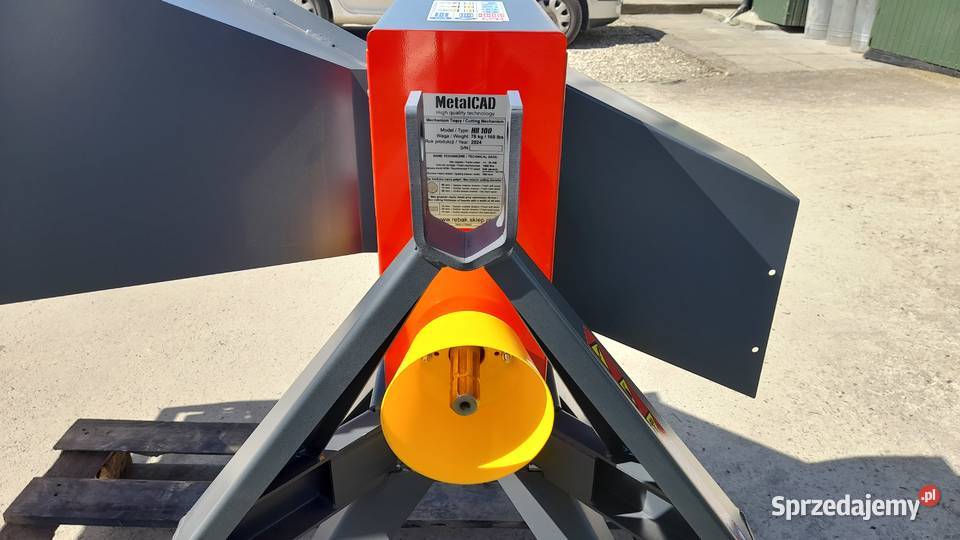 Rębak walcowy HR 100 6 noży MetalCAD gałęzie do Janów Lubelski