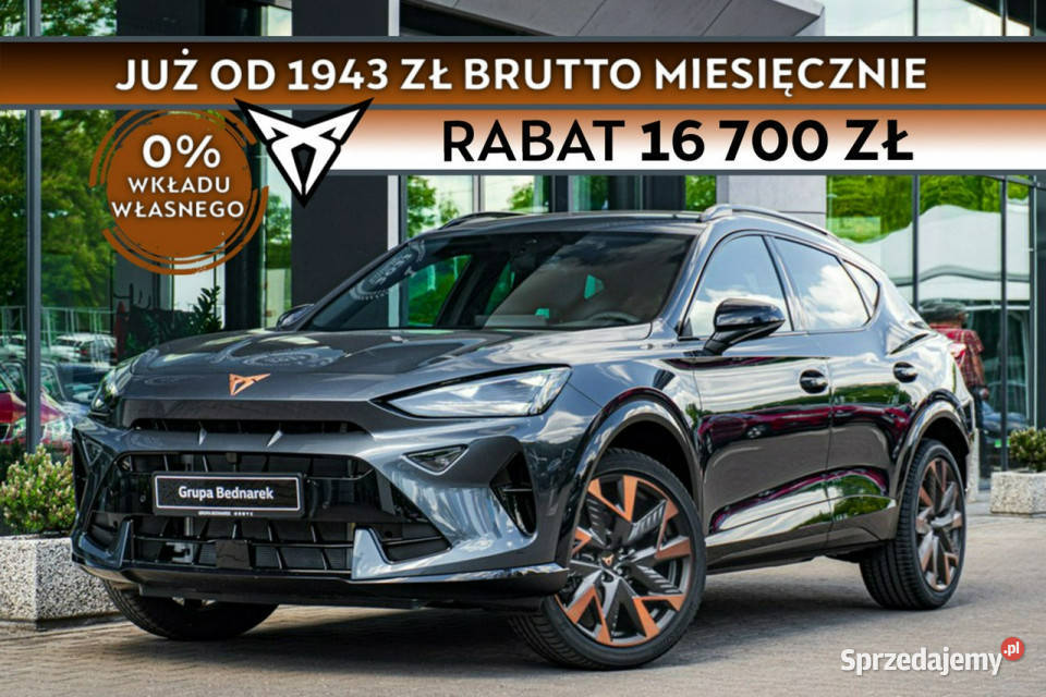 Cupra Formentor 15 eTSI 150 DSG Dostępny ręki lakier metallic Łódź sprzedam