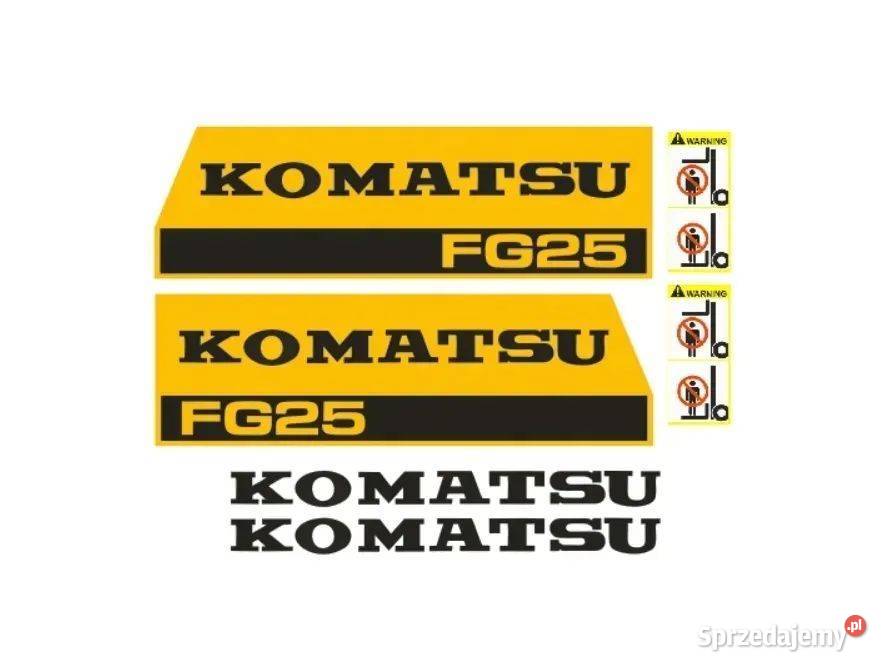 Naklejki oklejenie KOMATSU FG25 Zamiennik Janików