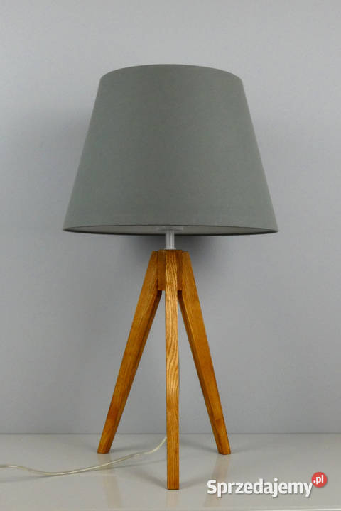 Lampa biurkowa BUNGENAS skandynawski drewno buk kujawsko-pomorskie Nowe