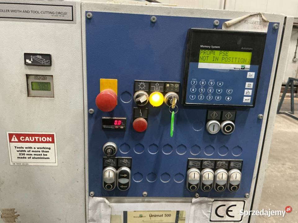 Strugarka czterostronna Weinig Unimat 500
