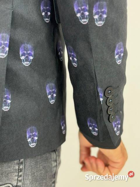 GIOVANNI PERA Marynarka męska D631 czarna w Rozmiar L