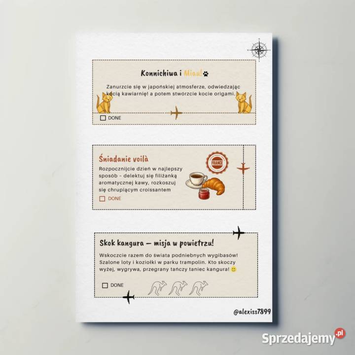 Wyzwania par inspirowane podróżami Kalisz