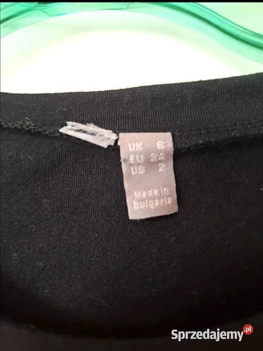 Asos czarna plisowana sukienka damska r XS czarny Darłowo